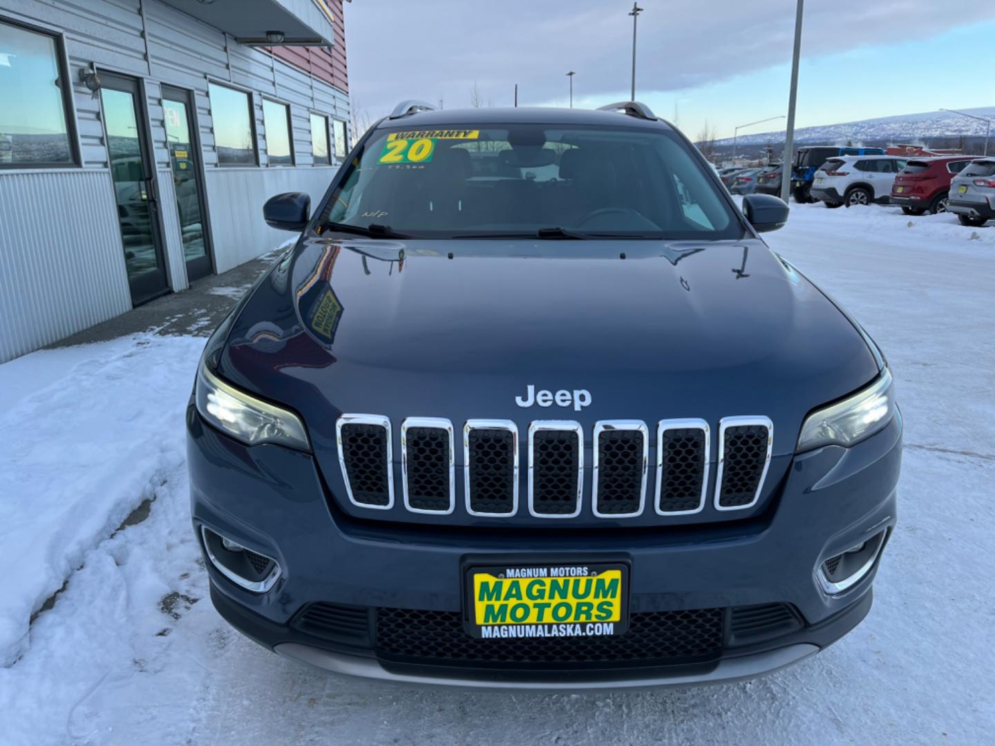 2020 Blue /Black Jeep Cherokee (1C4PJMDX2LD) , located at 1960 Industrial Drive, Wasilla, 99654, (907) 274-2277, 61.573475, -149.400146 - Photo#6